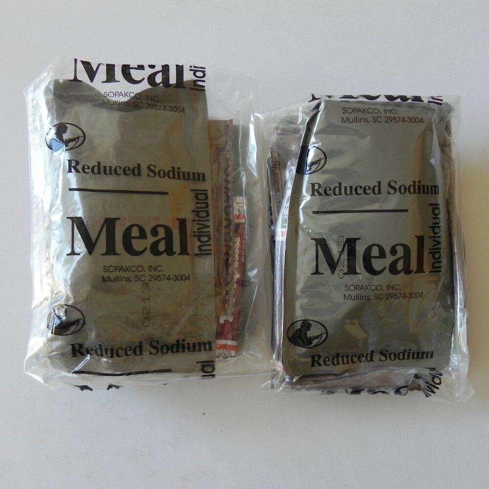 SOPAKCO Meal Lot of 2 Penne w/Vegetables and Vegetable Lasagna